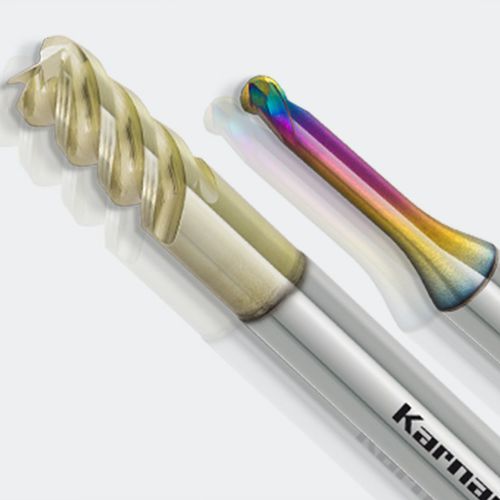 硬質炭化物ミーリングカッター - Karnasch Professional Tools GmbH - 先端半球状状 / 円形 / コーナー半径
