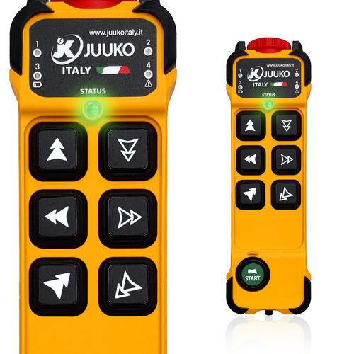ボタン6個リモコン - JK606 - Juuko Italy - ラジオ / 設定可能ボタン式 / 天井クレーン用