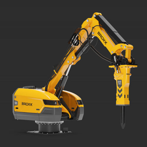 遠隔操作式破壊用ロボット - Brokk 500 Pedestal Boom - Brokk
