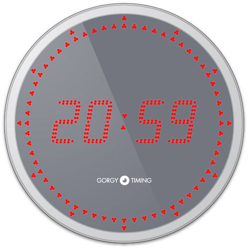 デジタル時計 - LEDI® 12.60 - GORGY TIMING - LED / 同期済 / 壁取り付け式