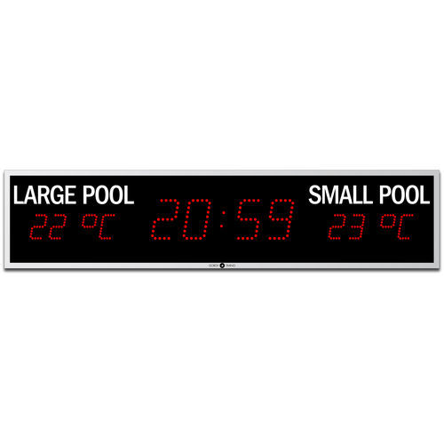 LEDディスプレイ - LEDI® POOL - GORGY TIMING - 1列 / 温度測定用 / RS-232