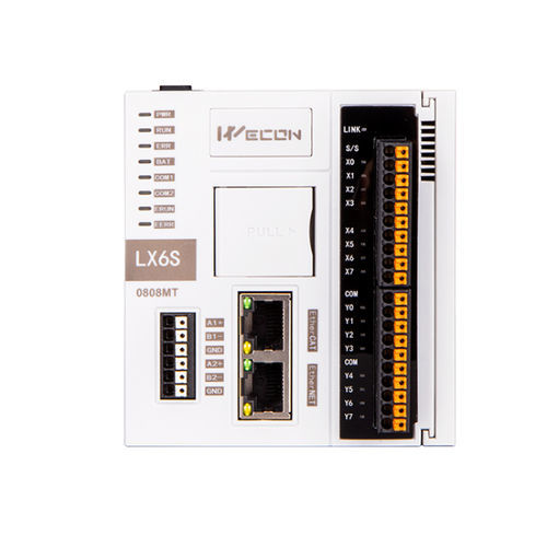 E/S内蔵PLC - LX6S 0808MT  - Wecon Technology Co.Ltd - イーサーネット経由 / RS485 / EtherCAT