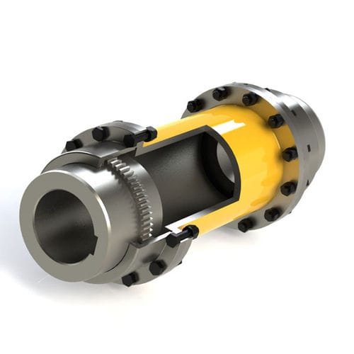 ギア軸継手 - GAT1-11 - ZHENJIANG SUODA COUPLING CO.,LTD. - フローティング回転軸付 / リバースハブ / フランジ取り付け