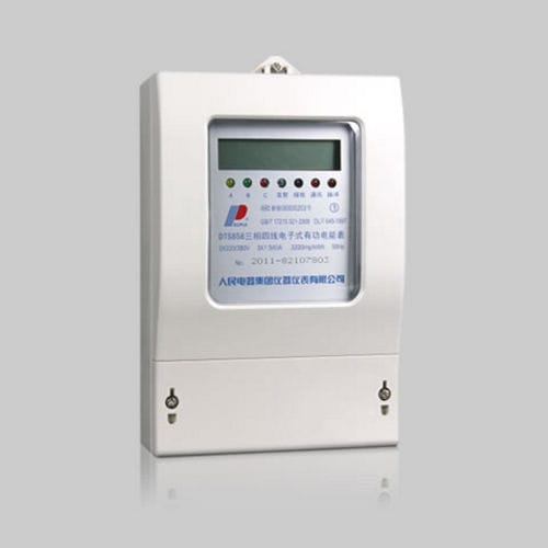三相電力量計 - DSS858/DTS858 3-phase energy meter - PEOPLE ELE. APPLIANCE GROUP CO., LTD. - 壁取り付け式 / RS-485 / 液晶ディスプレイ
