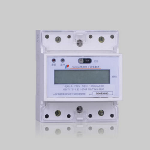 単相電力量計 - DDS858 single-phase electronic meter - PEOPLE ELE. APPLIANCE GROUP CO., LTD. - DINレール / パネル取り付け / 液晶ディスプレイ