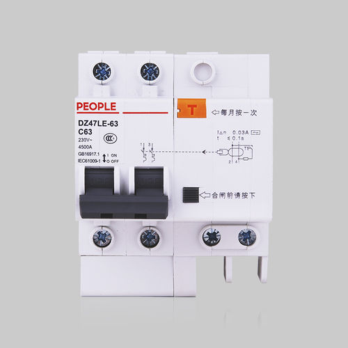 ショート防止残留電流遮断器 - DZ47LE-32 - PEOPLE ELE. APPLIANCE GROUP CO., LTD. - 2極 / 4極 / AC