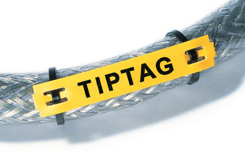 個人認識ラベル - TIPTAG15X65WH-PO-WH - HellermannTyton - ポリオレフィン製 / ケーブル用