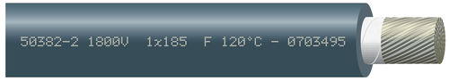 電力電力ケーブル - SILICABLE® RW EN 50382-2 1800V F - OMERIN - 銅 / 鉄道用 / フレキシブル