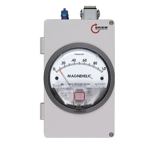差圧計 - MD202 - BRIEM Steuerungstechnik GmbH - アナログ / 壁取り付け式 / 電気接点付き