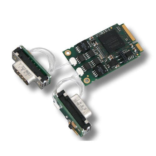 Mini PCIeインターフェイス カード - CAN-PCIeMini/402-2-FD - esd electronics gmbh - FPGA / CANopen / CAN