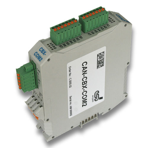RS-485インターフェース モジュール - CAN-CBX-COM2 - esd electronics gmbh - CAN回路 / CANopen / RS-232