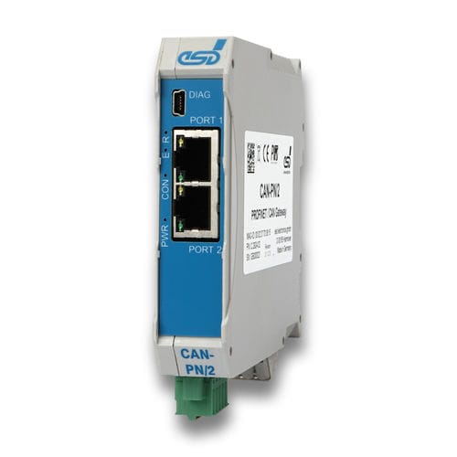 通信ゲートウェイ - CAN-PN/2 - esd electronics gmbh - 産業用 / CAN / ProfiNet