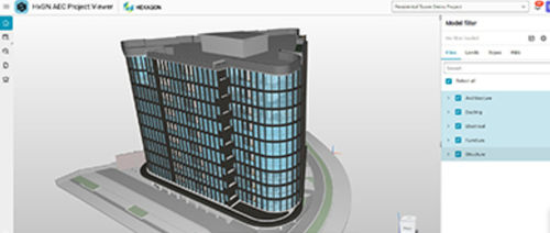 ドキュメント管理ソフトウェア - HxGN AEC Project Viewer - Hexagon PPM - ビューア / 制御 / BIM