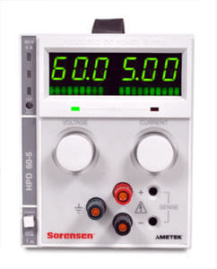 卓上電源 - 15 - 60 V, 0 - 300 W | Sorensen HPD series - AMETEK Programmable Power - AC/DC / コンパクト