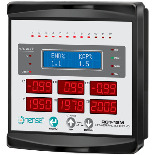 三相無効電力制御装置 - RGT-12M - Tense Electronic - マルチメーター付 / 12レベル