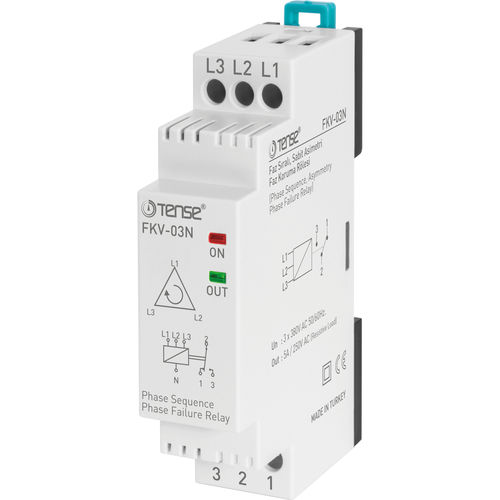 位相順序保護継電器 - FKV-03N - Tense Electronic - 三相 / AC / 電動モーター用