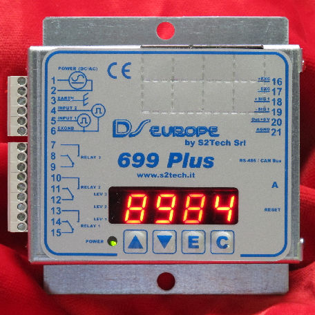デジタル重量表示装置 - 699Plus - S2Tech srl - パネル設置用 / アナログ / エレベーター用
