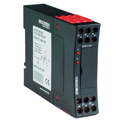 電圧監視継電器 - MXV-30 - Brodersen Controls - 1NO/NC / 三相 / AC