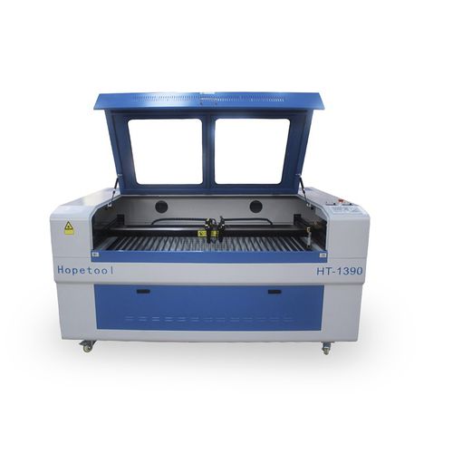 CO2 レーザー切断機 - HT-1410 - Jinan Hopetool CNC Equipment Co., Ltd. - ゴム用 / ポリ塩化ビニル用 / アクリル用