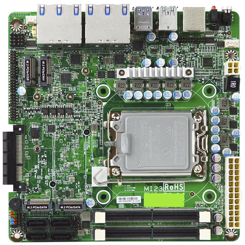 Mini-ITXマザーボード - MI23-Q670X - Jetway Information Co., Ltd. - Intel® Celeron® / Intel® Core i3 / Intel® Core i5
