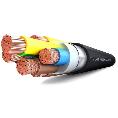 シールド電力ケーブル - POWERHARD F RVFV-K - Top Cable - 電力 / 耐炎性 / 多重より線