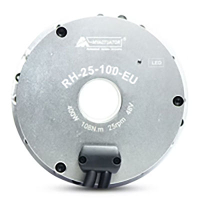 パンケーキ型ギヤモーター - RH-25-EU series - A2V Mécatronique - ブラシレス / 同軸 / 中空軸