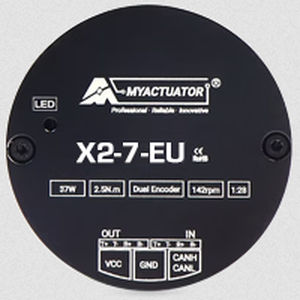 ブラシレスモーター - RMD X2-7-EU - A2V Mécatronique - 24V / 内蔵型コーダーおよびドライバー付き / パンケーキ型