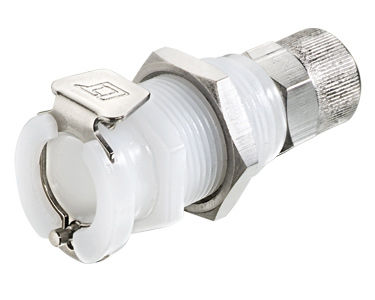 油圧式接続部品 - 40AC-S8 series - LinkTech Quick Couplings, Inc. - ねじ込み / プラスチック製