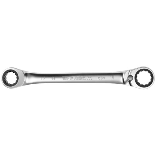 1/2"ボックスエンドレンチ - 65.1/2X9/16 - FACOM - クロム / オフセット / コンパクト