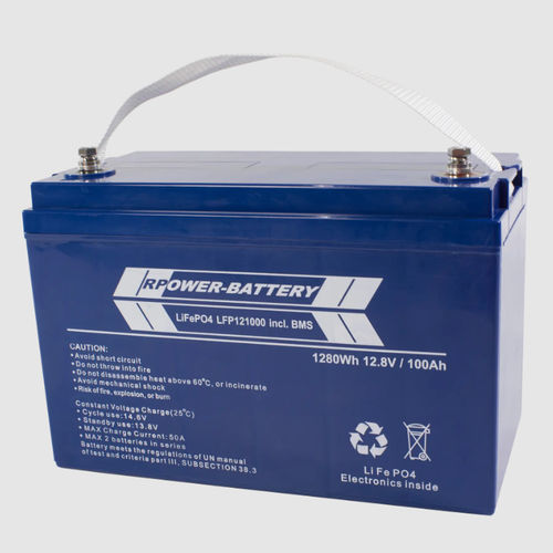 鉛酸バッテリー - LFP12150 - RP-Technik - RPower Batteries - 長方形 / メンテナンスフリー