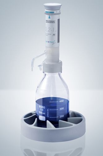 手動式ディスペンサ - 0.2 - 60 ml | ceramus® classic series - Hirschmann Laborgeräte GmbH & Co. KG - バイアル