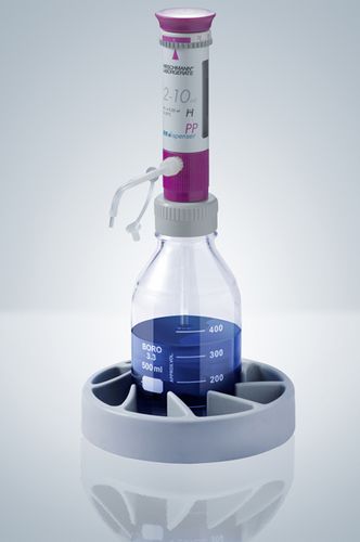 手動式ディスペンサ - 2 - 60 ml | EM dispenser PP series - Hirschmann Laborgeräte GmbH & Co. KG - バイアル