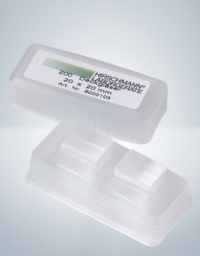 顕微鏡カバーガラス - max. 24 x 60 cm - Hirschmann Laborgeräte GmbH & Co. KG