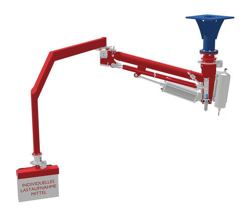 空気圧式マニピュレーター - 350 kg, 4 000 mm | PARALLEL - HUSCH GmbH - 軌道つかみ工具付 / ポジショニング / 吊り下げ式