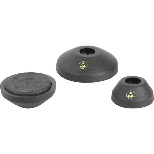 装置脚 - K0415 series - HEINRICH KIPP WERK GmbH & Co. KG - エラストマー / 滑り止め / ロッド式