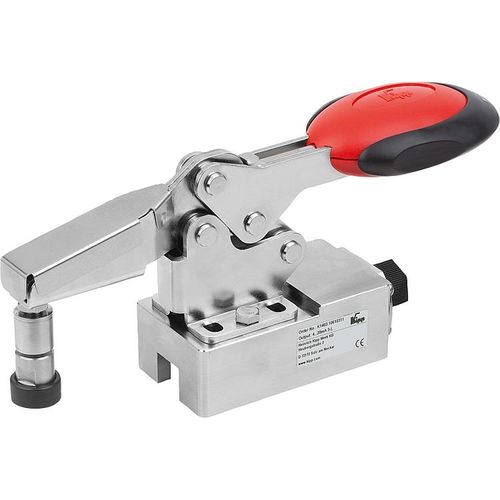 横型トグルクランプ - K1463 series - HEINRICH KIPP WERK GmbH & Co. KG - ステンレススチール製 / セキュリティーロック付