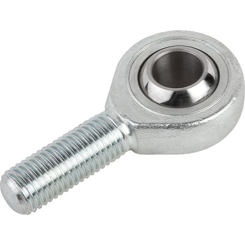 オス型ロッドエンド付きロッドエンド - K0718 series - HEINRICH KIPP WERK GmbH & Co. KG - スチール製 / 錬鉄製 / PTFE