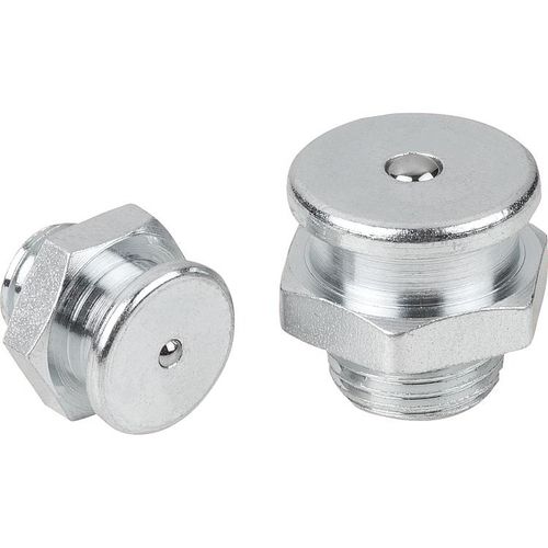 ステンレススチール製ニップル - K1135 series - HEINRICH KIPP WERK GmbH & Co. KG - スチール製 / ねじ式