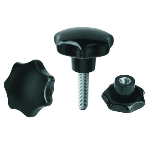 スター取っ手 - K0152 - HEINRICH KIPP WERK GmbH & Co. KG - 機能的 / プラスチック製 / ステンレス網製