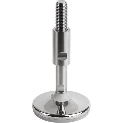 ステンレススチール製脚 - K0741 series - HEINRICH KIPP WERK GmbH & Co. KG - レベル調整 / 無菌用途
