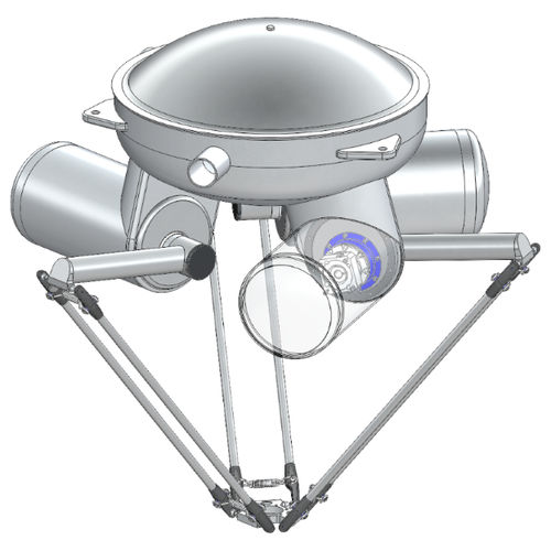 デルタロボット - D4-1100-HD021 - Codian Robotics - 4軸 / ピックアンドプレース / 食品産業用