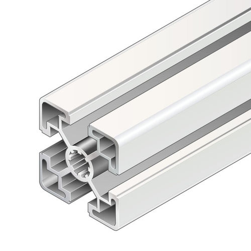 アルマイト処理されたアルミ製プロファイル - 3842553611 - Bosch Rexroth - Assembly Technology - 長方形 / オープンタイプ