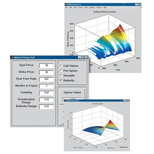 見積もりソフトウェア - Financial Toolbox™ - The MathWorks - 3D モデル化 / 統計分析用 / 財務管理