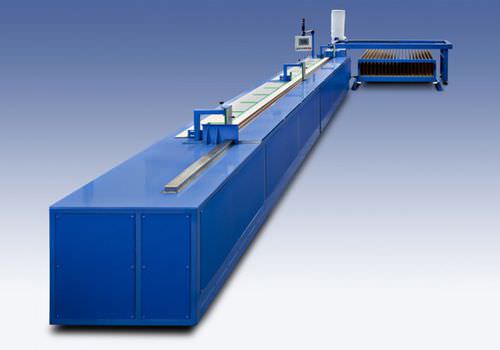 アルミニウム用切断機 - Baruffaldi Plastic Technology - ポリ塩化ビニル用 / ロールシャッター形材用 / 押出しライン用
