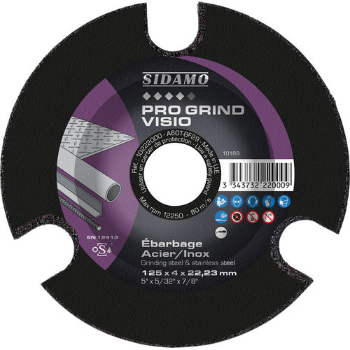 修正用研磨ディスク - PRO GRIND VISIO - SIDAMO - ステンレススチール用