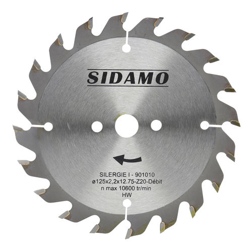円形鋸刃 - SILERGIE I - SIDAMO - 炭化物 / 木材用 / 修正歯型式