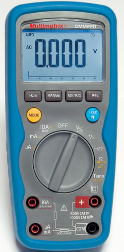 デジタルマルチメーター - DMM 220 - MULTIMETRIX - 携帯型 / 1000 V / 10 A