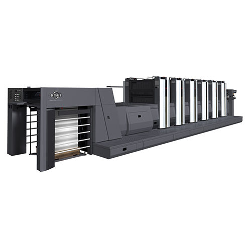 シートフェッドオフセット印刷機 - 790ST-5+CC+LD - RYOBI MHI Graphic Technology - フォーマット手段 / 5色 / 紙用