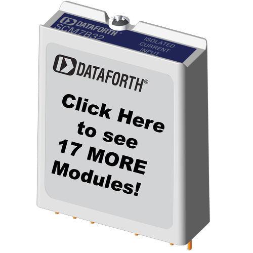 アナログ入力モジュール - SCM7B41-xx Series - Dataforth Corporation - 電圧 / 絶縁 / 幅広バンド式