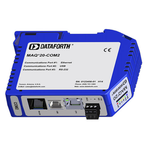 イーサネット通信モジュール - MAQ20-COM2 - Dataforth Corporation - USB / RS-232 / Modbus RTU